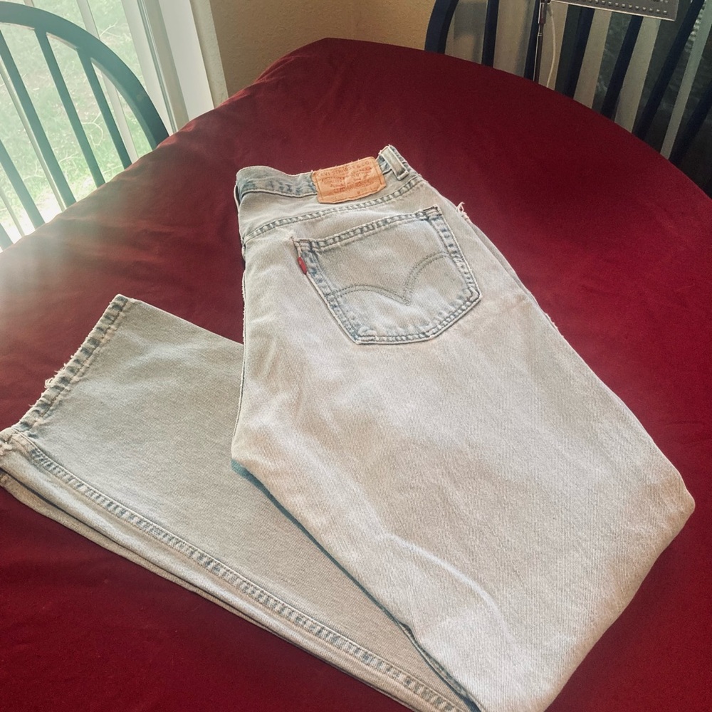 Vintage Levi’s 503 Women’s Size 34 Light Blue Boyfriend Jeans
